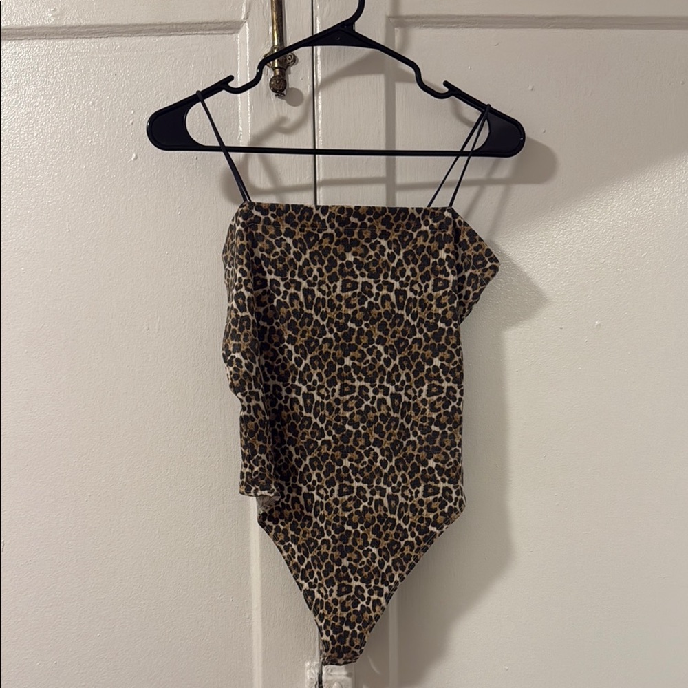 American Eagle Outfitters Leopard Print Bodysuit